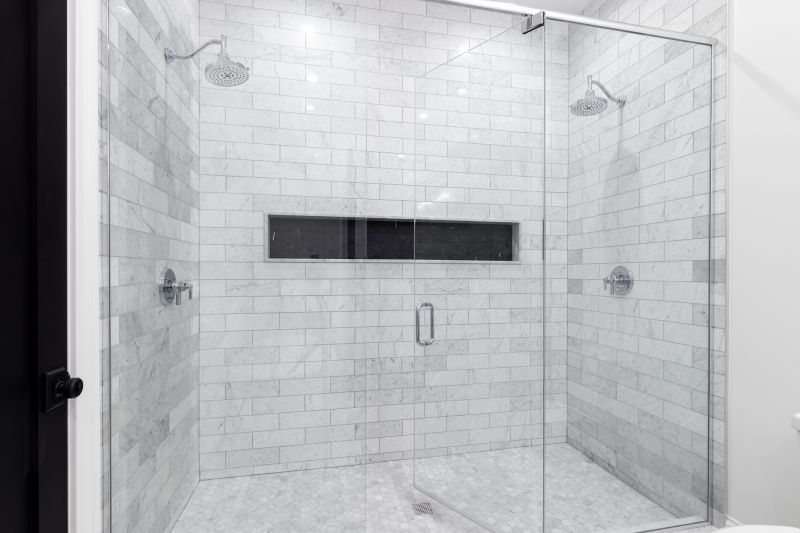 Open Concept Shower with Niche